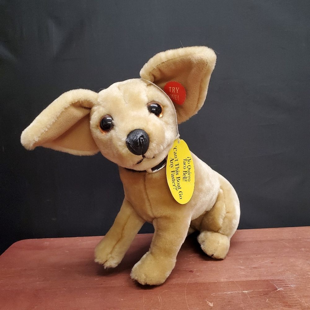 ! Yo Quiero Taco Bell Official Taco Bell Plush Chihuahua Still Works!
